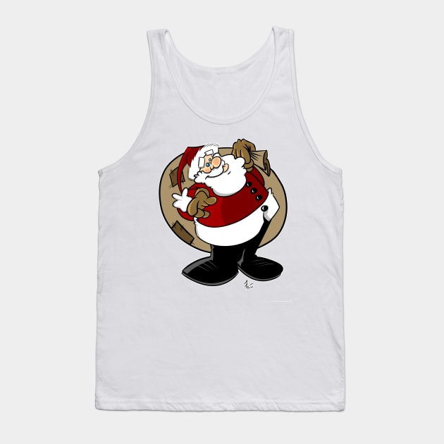 Santa Clause Tank Top by davidfeci